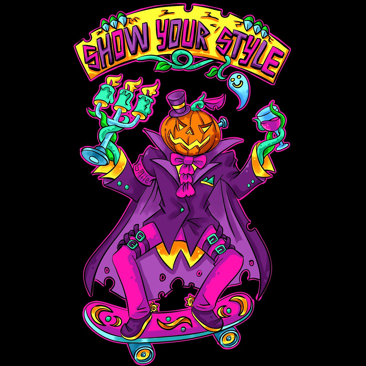 手绘图案magicshow