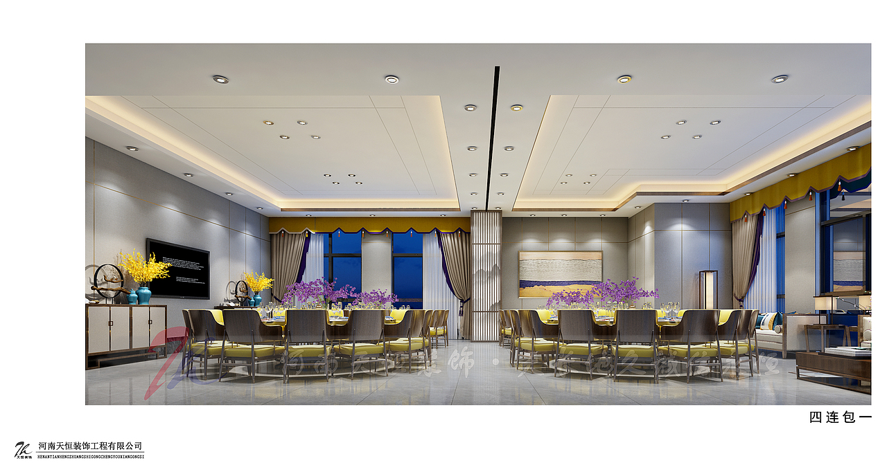 郑州餐厅装修设计公司 餐馆饭店酒楼包间设计效果图（图ZMTkwNDMxNDA4） - 建筑设计 - 站酷设计师郑州餐厅装修公司原创素材 - 站酷ZCOOL