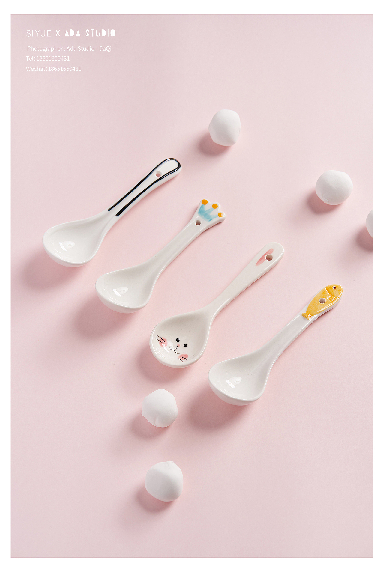 卡通陶瓷勺 电商摄影 静物摄影 餐具拍摄 产品摄影（图ZMjA5NjYwOTc2） - 产品摄影 - 站酷设计师南京猫又文化传媒原创素材 - 站酷ZCOOL