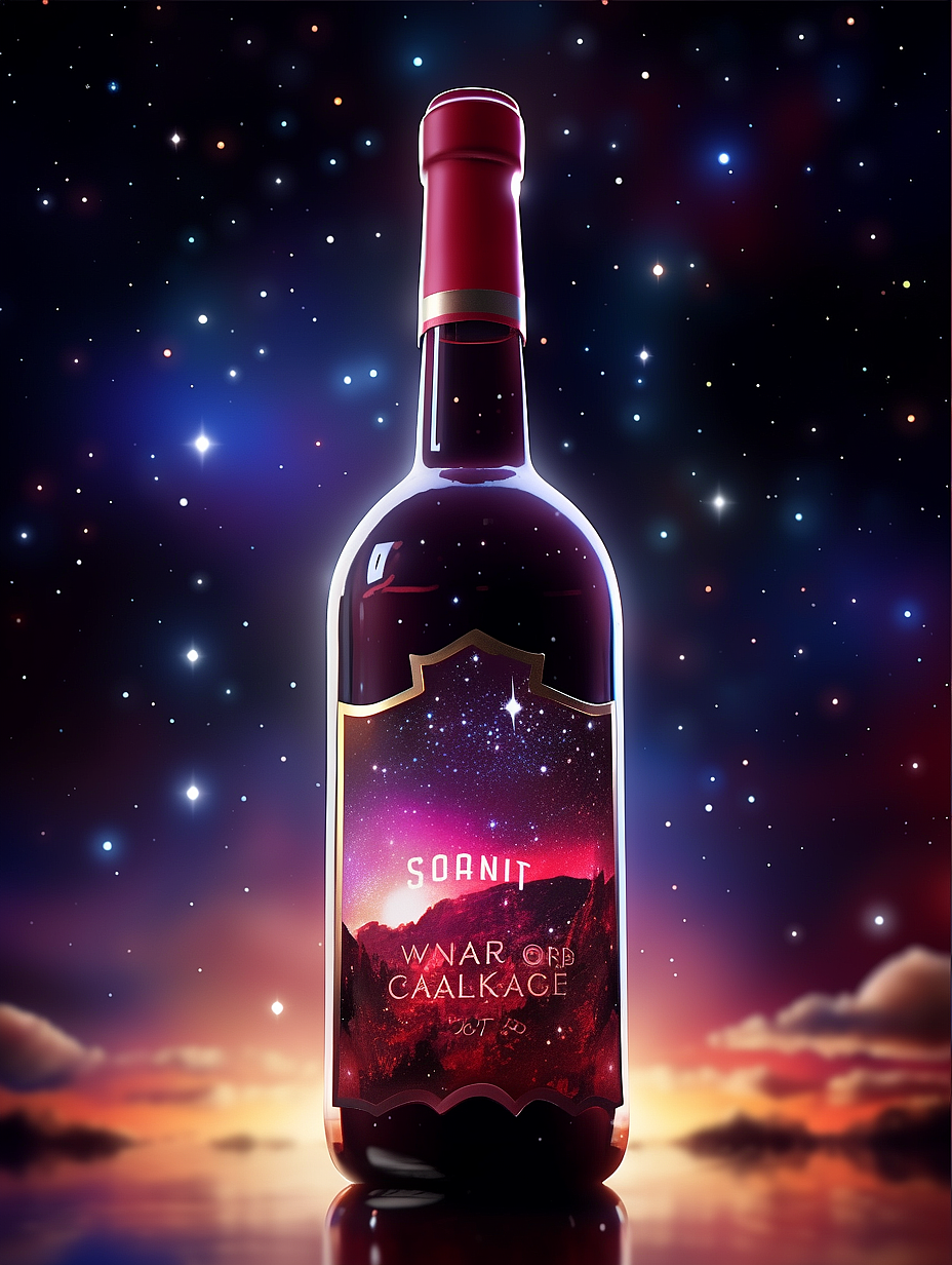 AI包装设计 | 红酒