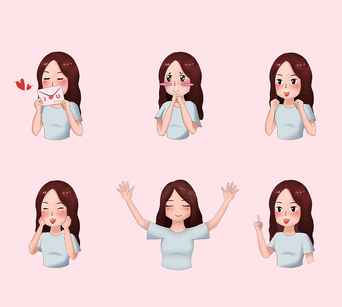 手绘作品（图ZMjA1MDc5MTE2） - 创作习作 - 站酷设计师huahua1321原创素材 - 站酷ZCOOL