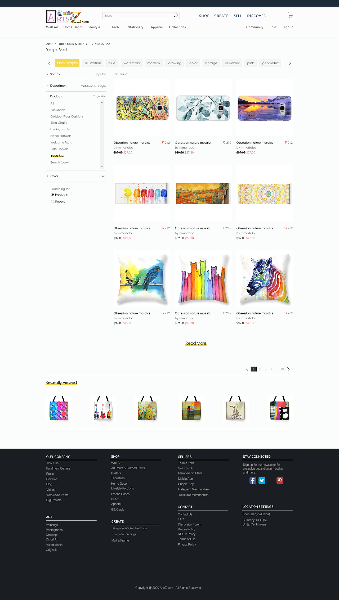 家居艺术品网页（图ZMjExNjI3MDIw） - 电商 - 站酷设计师秋水一鉴原创素材 - 站酷ZCOOL