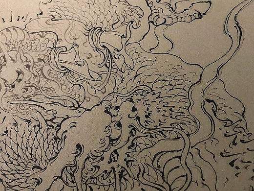 《麒麟送宝图》由龙