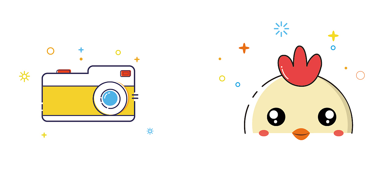 BME风格图标临摹（图ZMTAxODc4NzU2） - 艺术插画 - 站酷设计师咔咔N原创素材 - 站酷ZCOOL