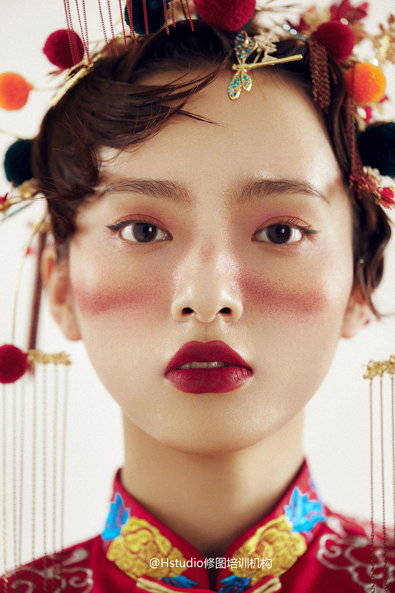 妆面造型（图ZMTgwNDYyMjY4） - 修图/后期 - 站酷设计师Hstudio修图培训原创素材 - 站酷ZCOOL