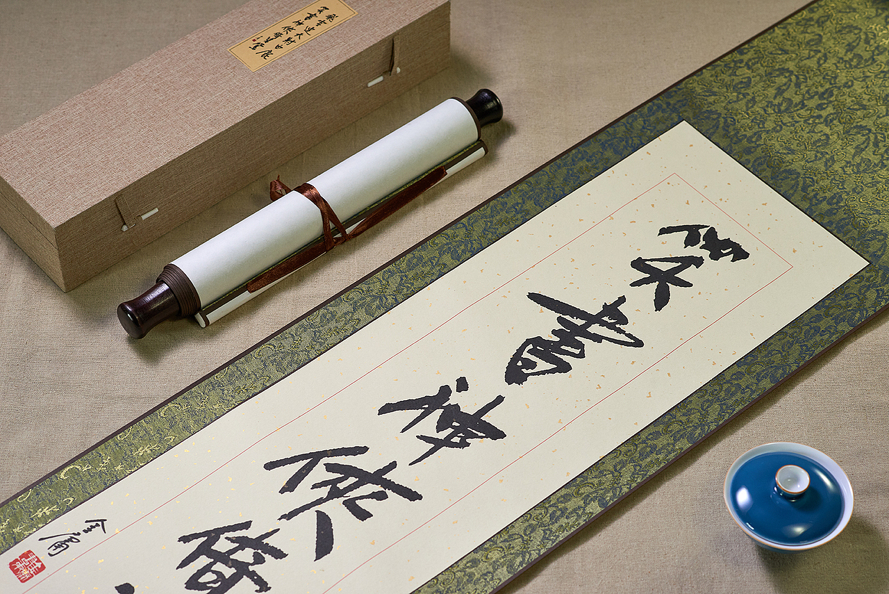 文创拍摄:对联、笔记本、团扇、手账胶带、印刷画