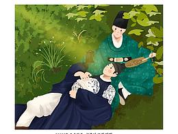 小张的画#云画的月光