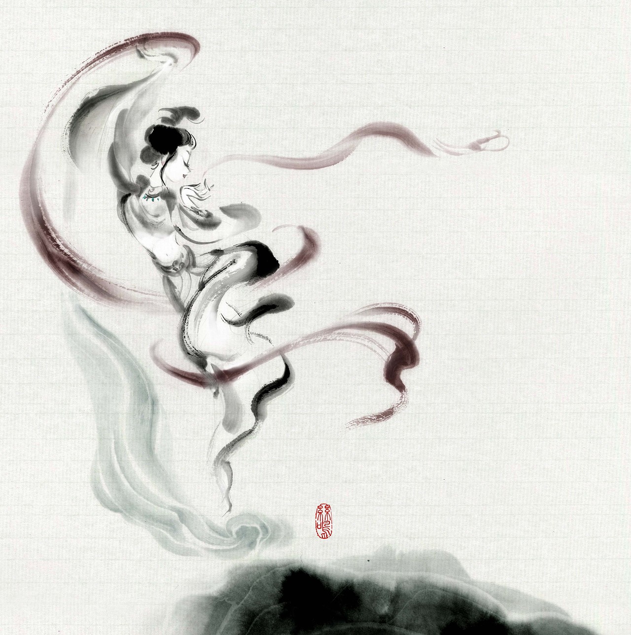 又一年初春墨涂（图ZMjk4Mjc5MDc2） - 商业插画 - 站酷设计师丝鸣原创素材 - 站酷ZCOOL
