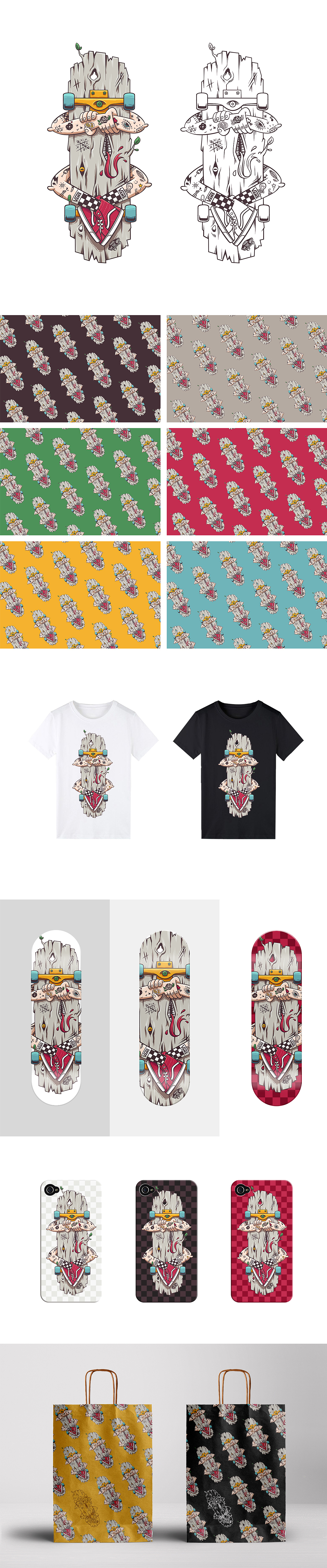 VANS图案（图ZMTU2NzEwODEy） - 新锐潮流插画 - 站酷设计师H_Monet原创素材 - 站酷ZCOOL