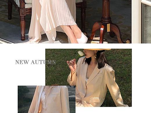 女装网红首页海报