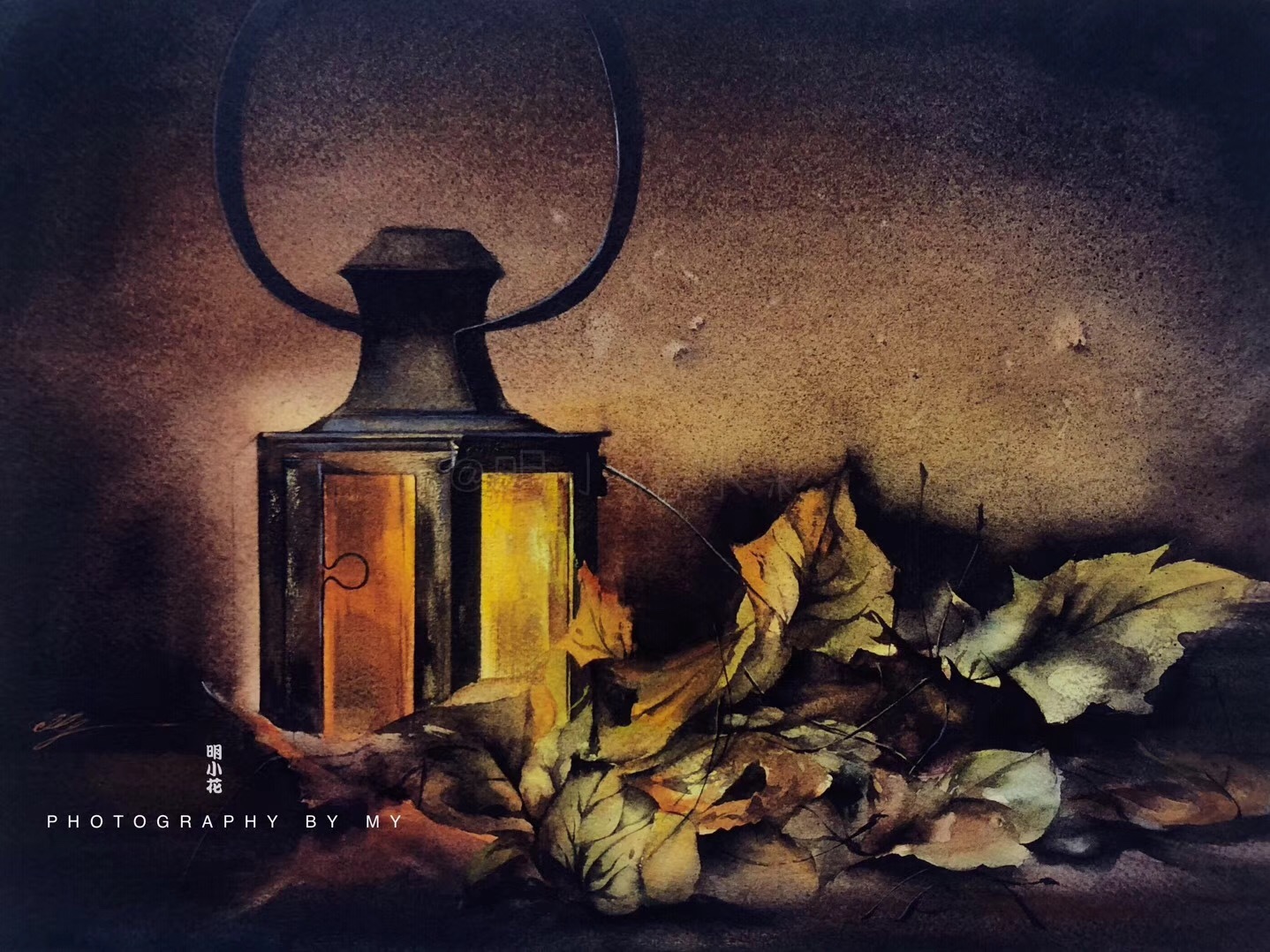 小花的水彩～光阴荏苒