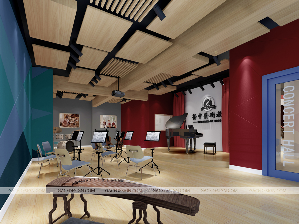 音乐教室|空间|室内设计|或思环境设计 - 原创作品 - 站酷 (ZCOOL)