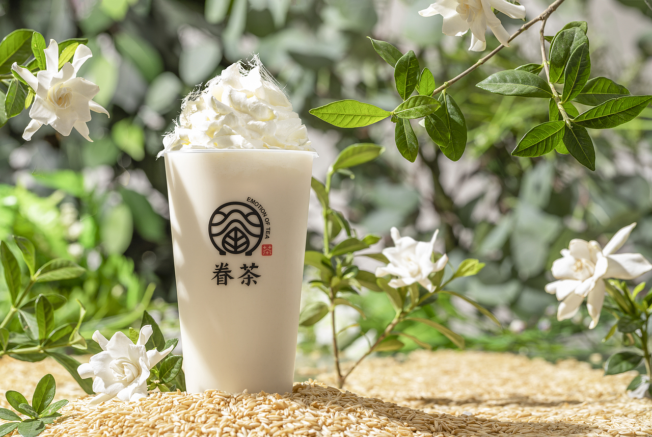 眷茶｜栀子奶茶 茉莉奶茶拍摄（图ZMzE1MDgyOTg0） - 产品摄影 - 站酷设计师沐光MOOGON原创素材 - 站酷ZCOOL