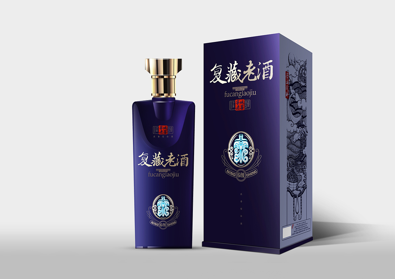 宁城老窖 内蒙老酒（白酒包装案例）（图ZMjE5NDEzNTQw） - 包装 - 站酷设计师设计师靖原创素材 - 站酷ZCOOL