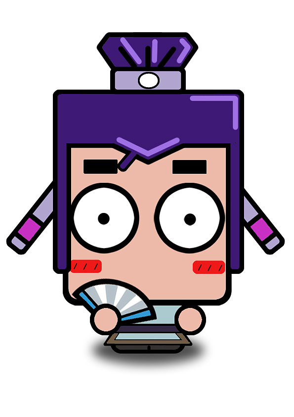 方小圆卡通人物