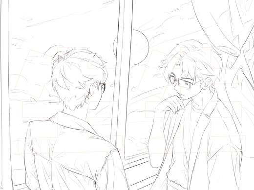 某某系列插画草稿