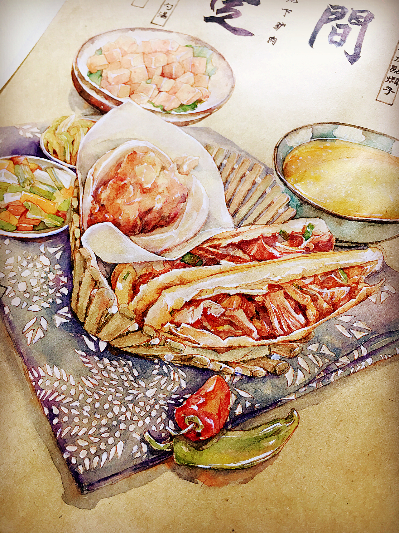 驴肉火烧河间保定驴火大pk