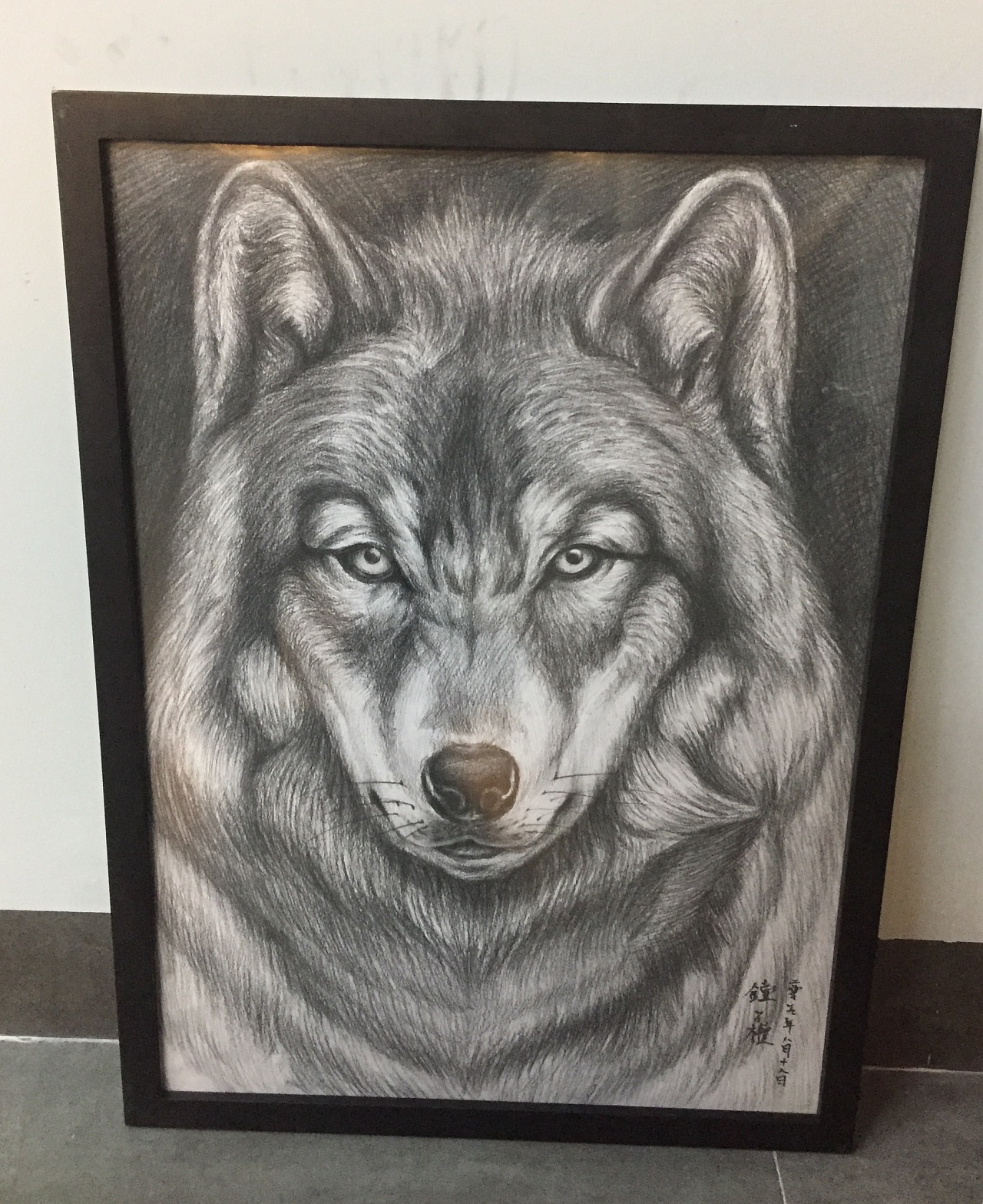 《关于一只狼的肖像》-钢笔|纯艺术|绘画|良润 - 原创作品 - 站酷 (ZCOOL)