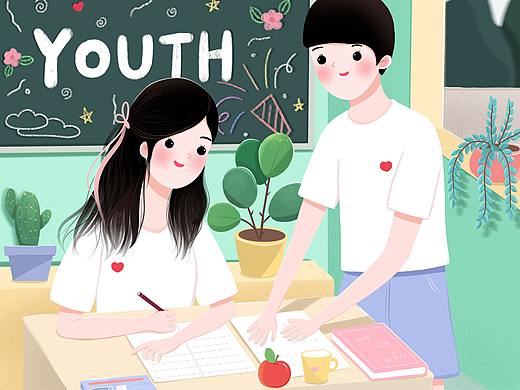 《Youth系列》（個人主頁-ZNDU3NTQwMDg=） - 商業(yè)插畫 - 站酷設(shè)計師Vivian_zy原創(chuàng)素材 - 站酷ZCOOL