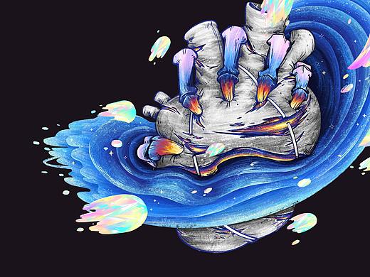 2020年总结......（个人主页-ZNDk3Mjg0MTI=） - 商业插画 - 站酷设计师弍犬原创素材 - 站酷ZCOOL