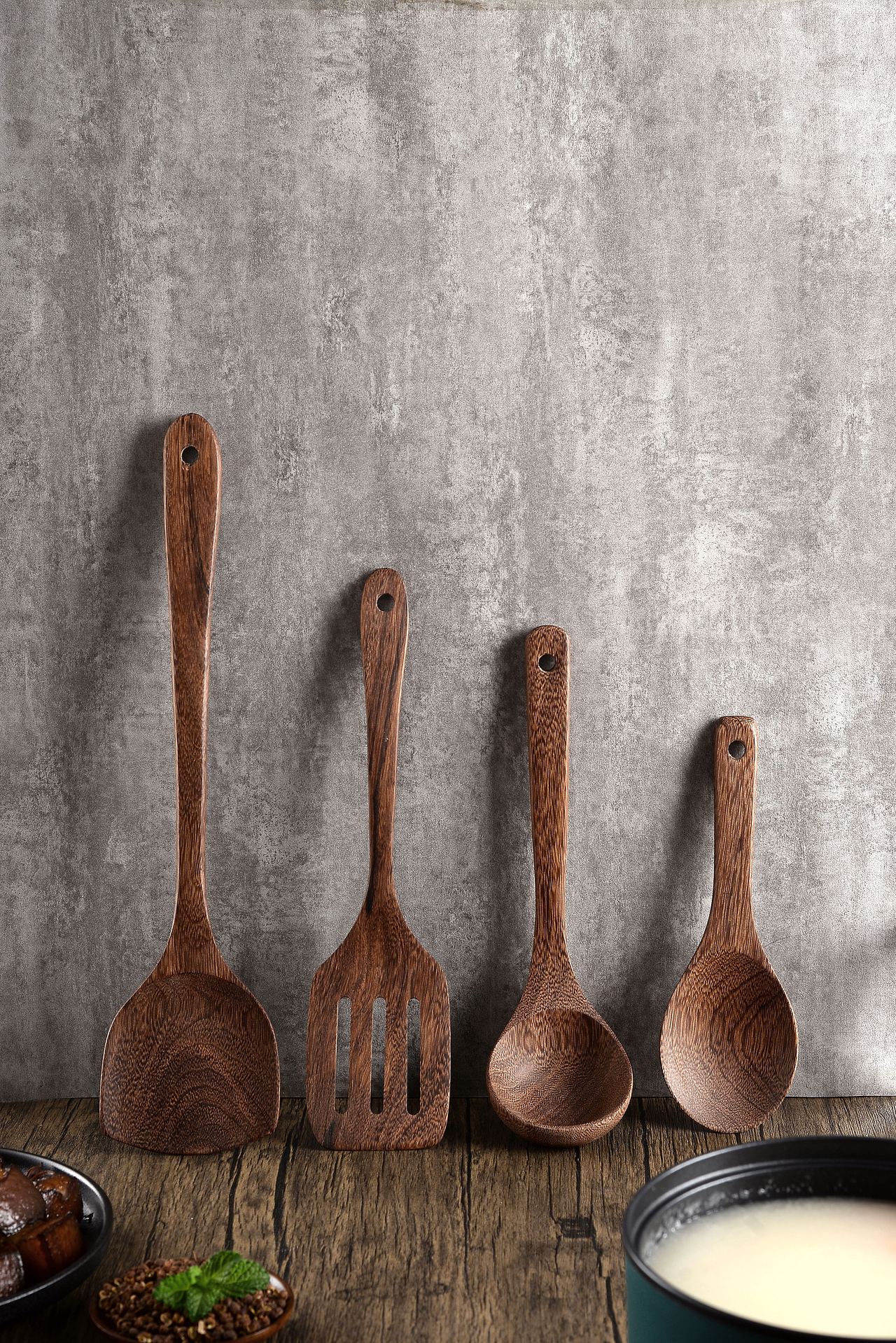 木铲木制品拍摄视频