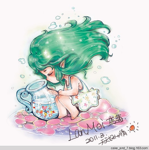 蓝莓的可爱原创儿童插画--12星座（图ZNTIwNjM1Ng==） - 商业插画 - 站酷设计师杨珅yangshen原创素材 - 站酷ZCOOL