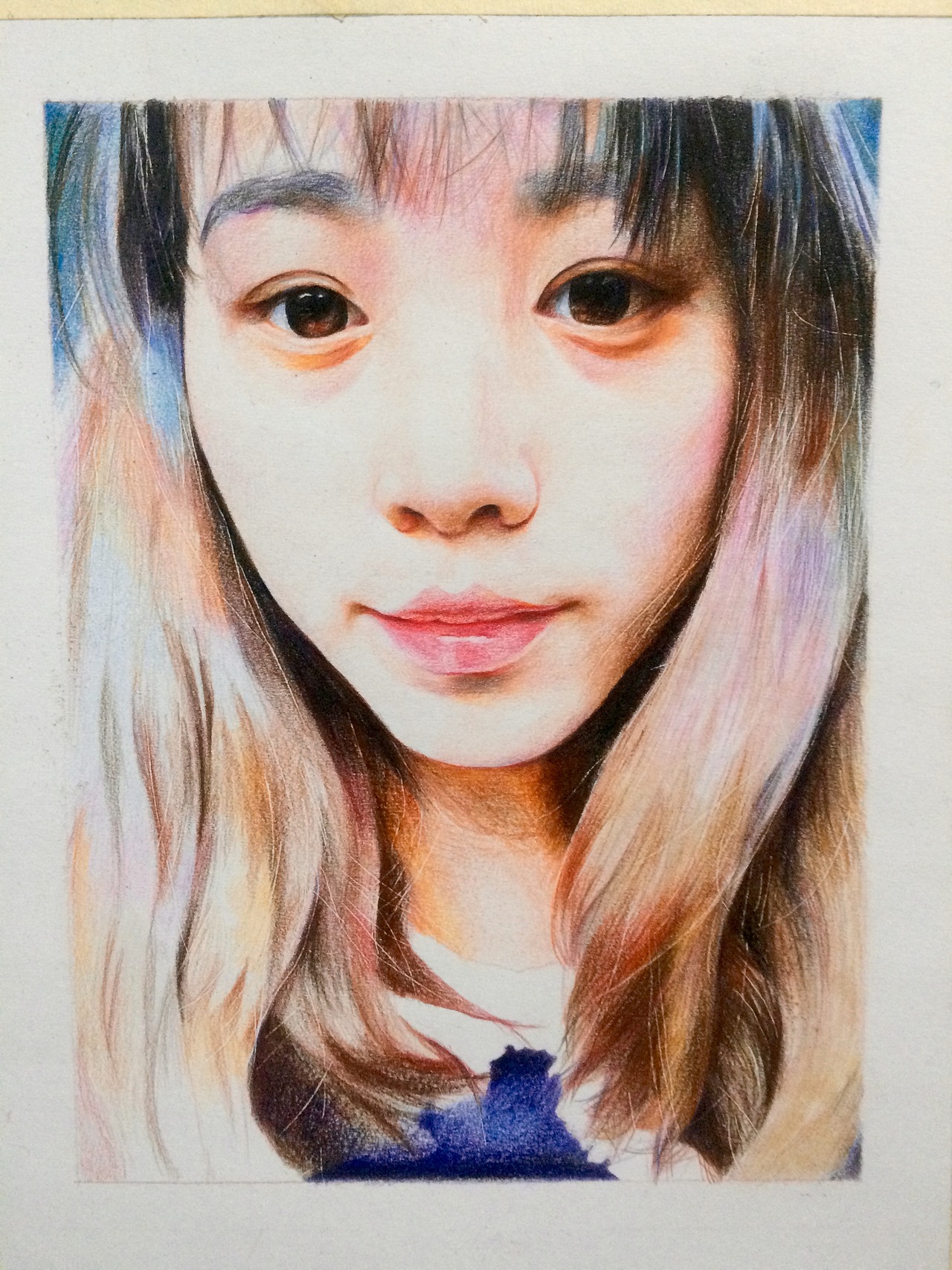 纸本彩铅 肖像定制（图ZNDM0ODcxNzI=） - 绘画 - 站酷设计师路加水彩原创素材 - 站酷ZCOOL