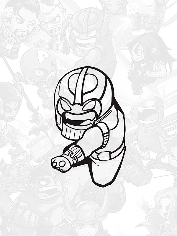 《复仇者联盟：无限战争》 系列三（图ZMTE0MjM5OTE2） - 商业插画 - 站酷设计师GORGEOUS_高三欠原创素材 - 站酷ZCOOL