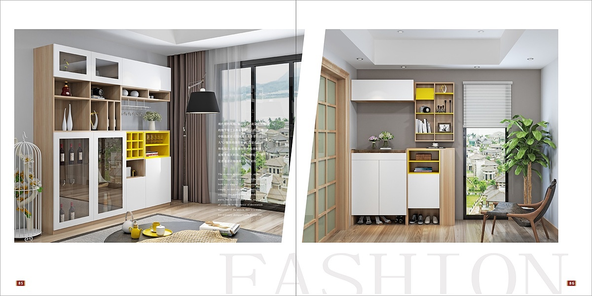 全屋定制家具图册设计板式家具画册印刷衣柜图册彩页