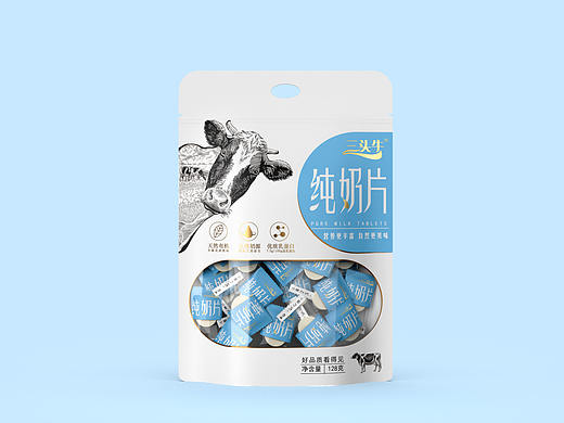 三头牛·纯奶片