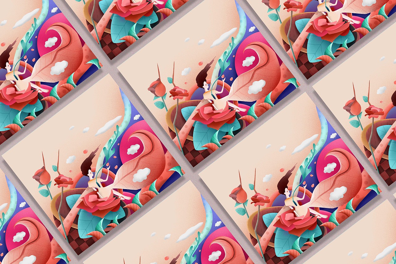 荷花饼插画X品牌设计