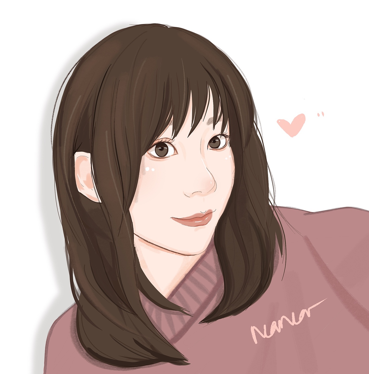 手绘插画 手绘头像