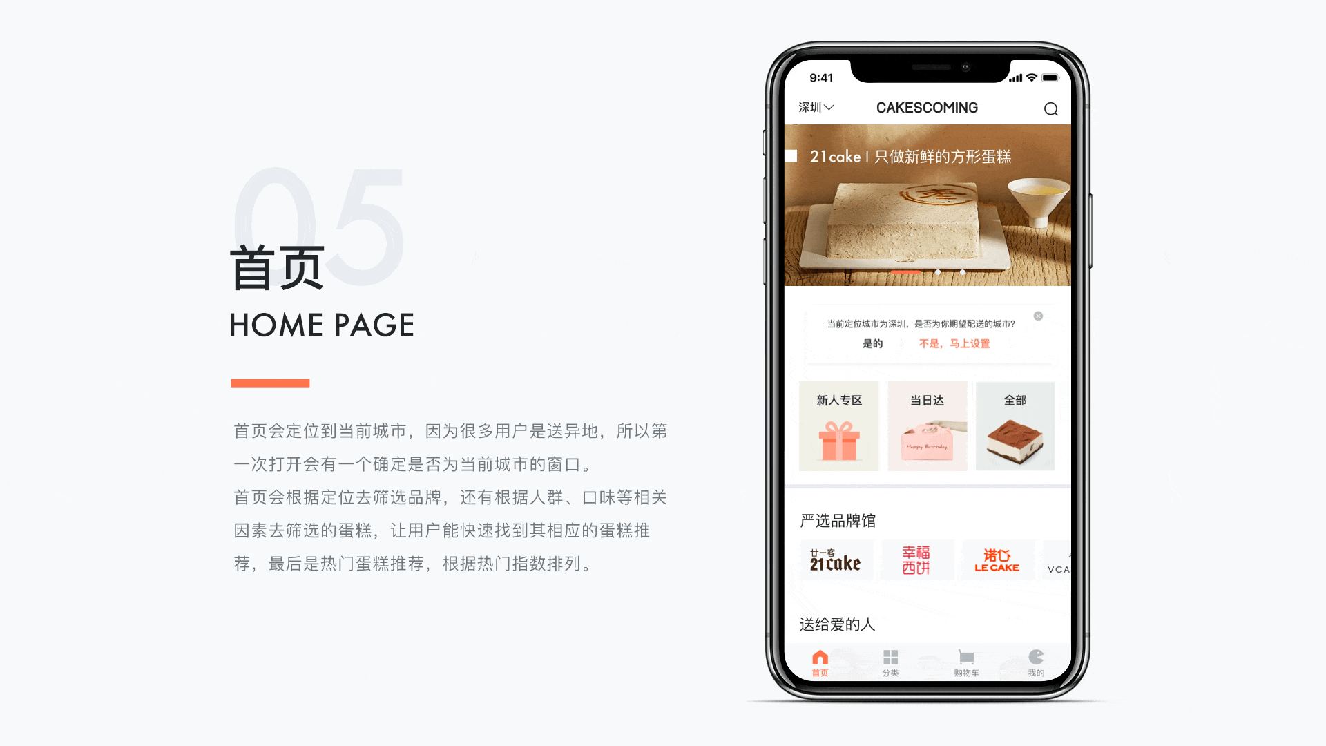 蛋糕来了（已上线项目）（图ZMTY4NDM5MDI0） - APP界面 - 站酷设计师罗三三吖原创素材 - 站酷ZCOOL