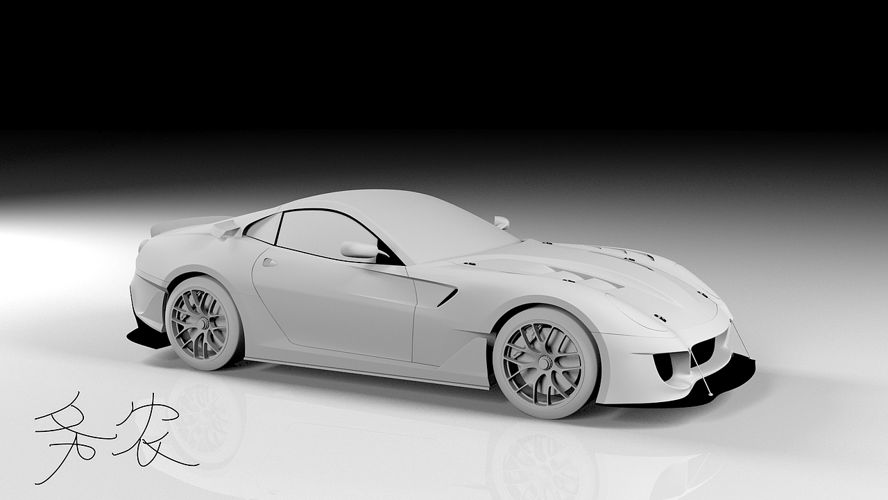 ferrari 599xx（图ZOTE5MDk4MA==） - 其他三维 - 站酷设计师lylzhanku原创素材 - 站酷ZCOOL