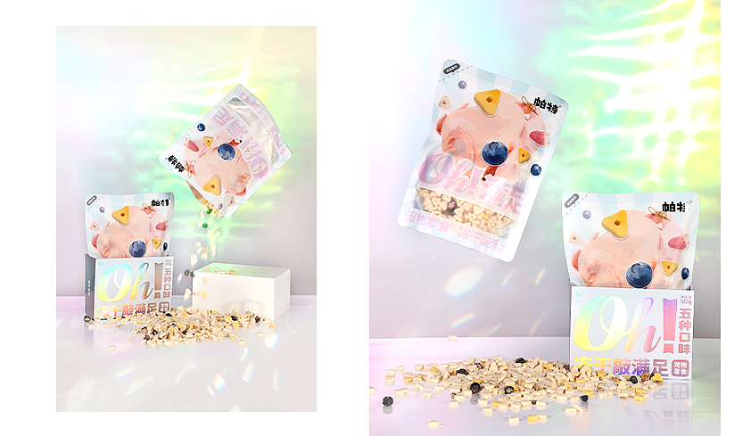 宠物零食包装设计-冻干敲满足