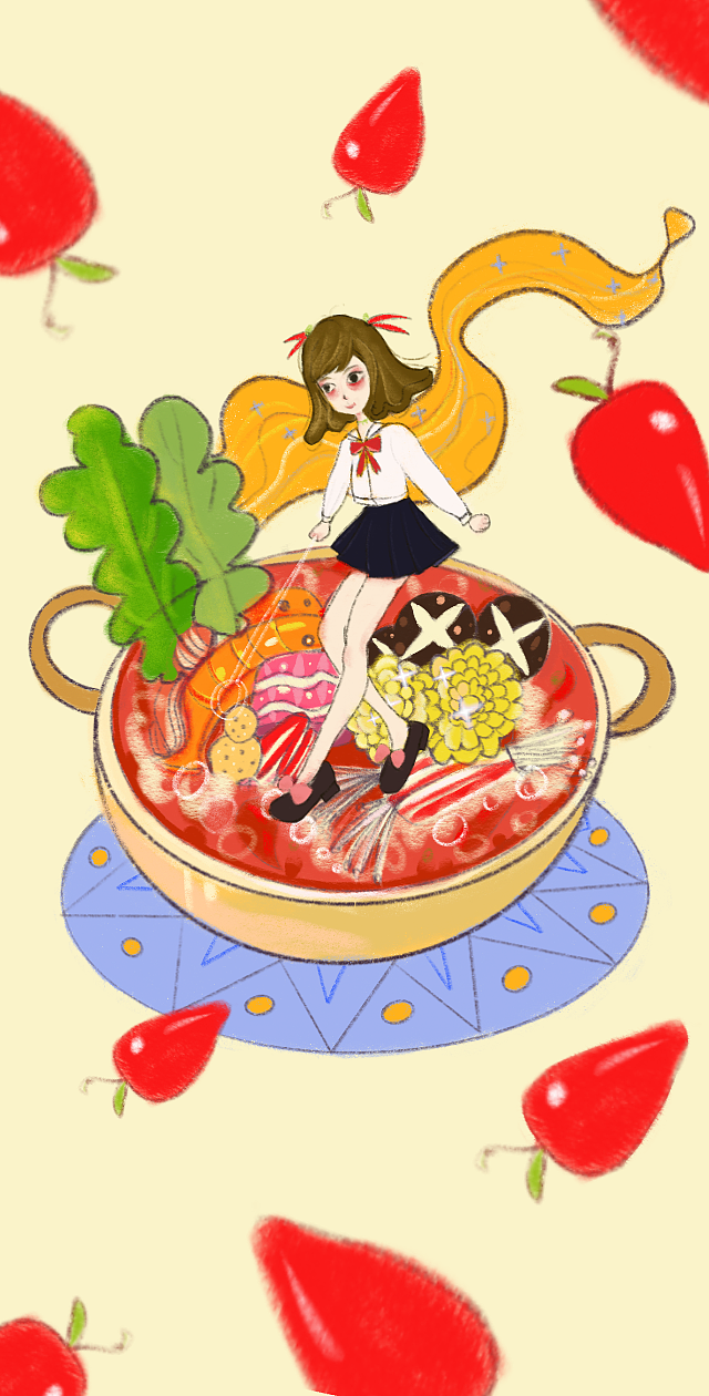 美味奇缘（图ZMjUzNzMxNTg4） - 儿童插画 - 站酷设计师霓娜塔原创素材 - 站酷ZCOOL