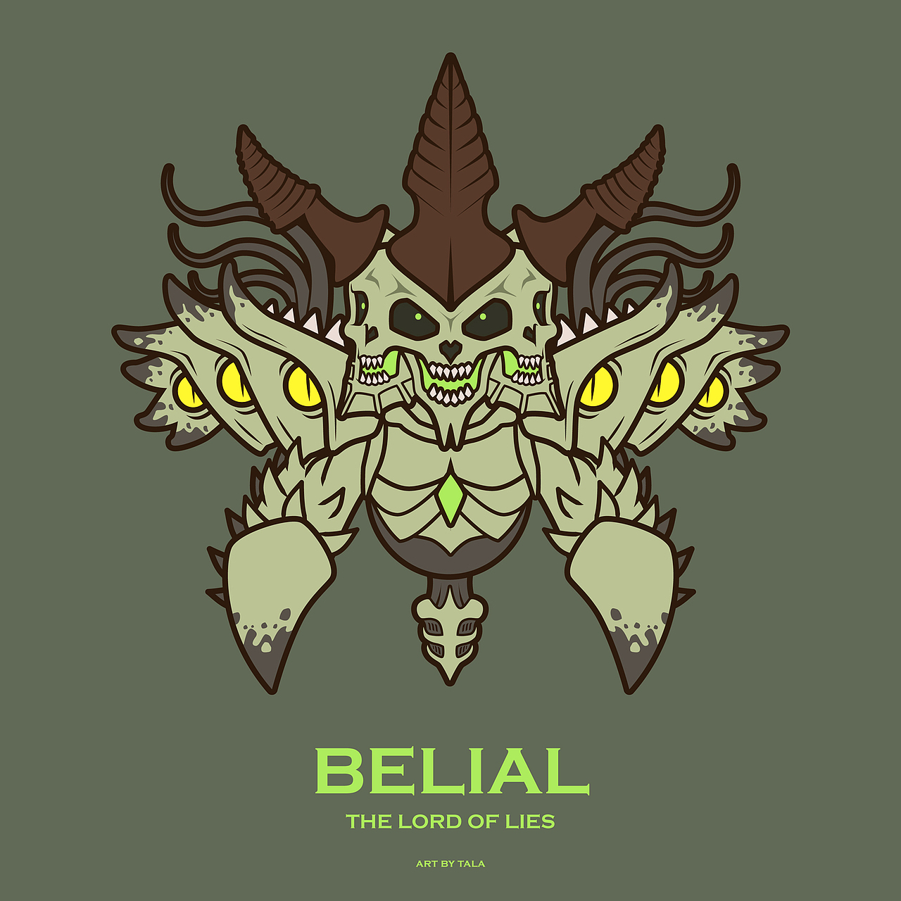 Diablo系列同人插画（图ZMjI1MTYwNTY0） - 创作习作 - 站酷设计师Tala比热熊原创素材 - 站酷ZCOOL