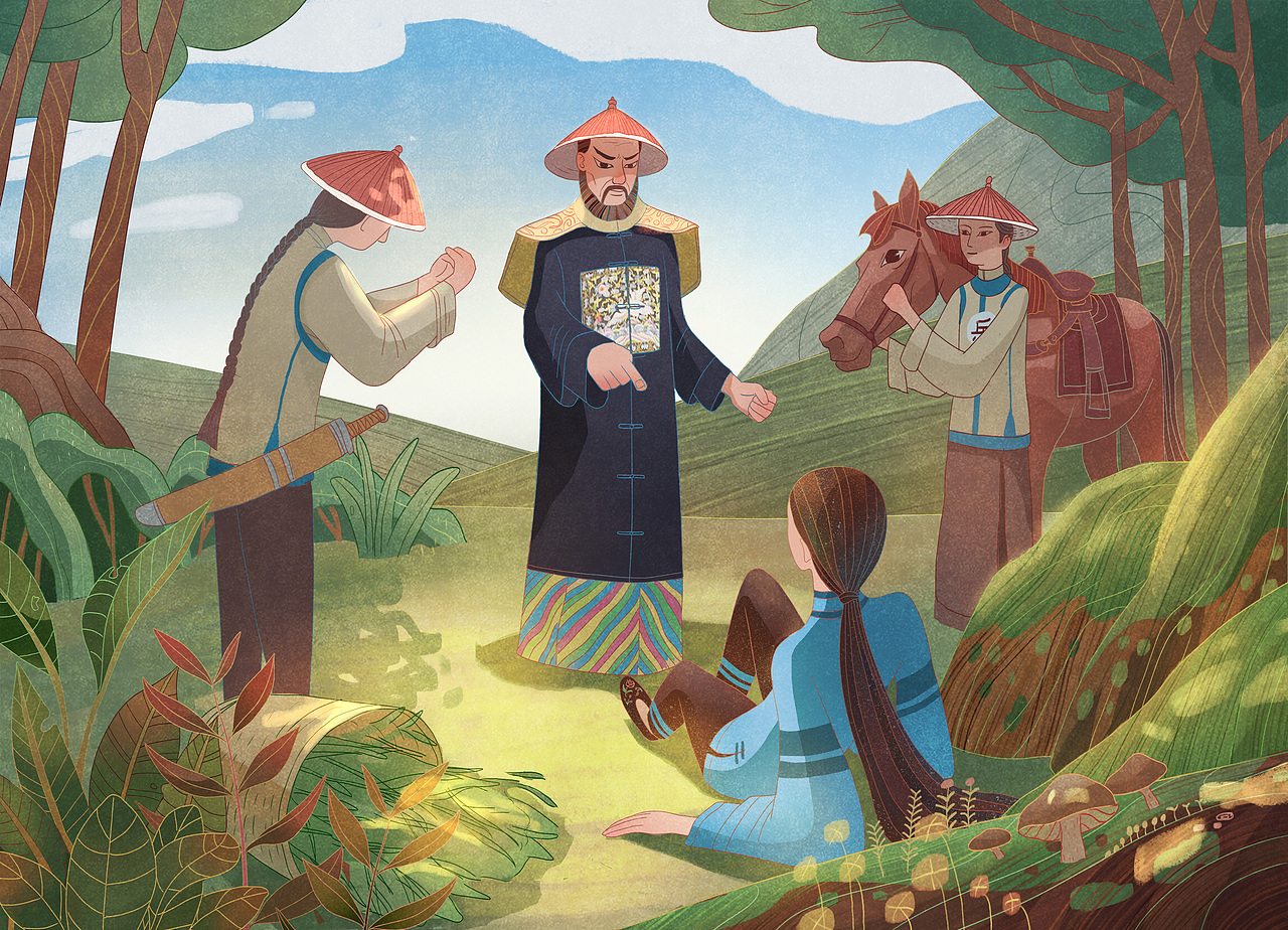 女 书 传 说 / 25P（图ZMjU4ODgzNzky） - 绘本 - 站酷设计师桂定GD原创素材 - 站酷ZCOOL