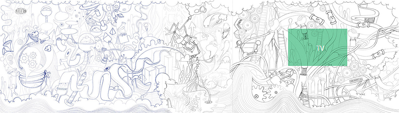 Oscar Llorens为欧洲学府HASTING NEXUS设计的插画（图ZMTk5NDE0MzI4） - 商业插画 - 站酷设计师AG艺峰国际原创素材 - 站酷ZCOOL