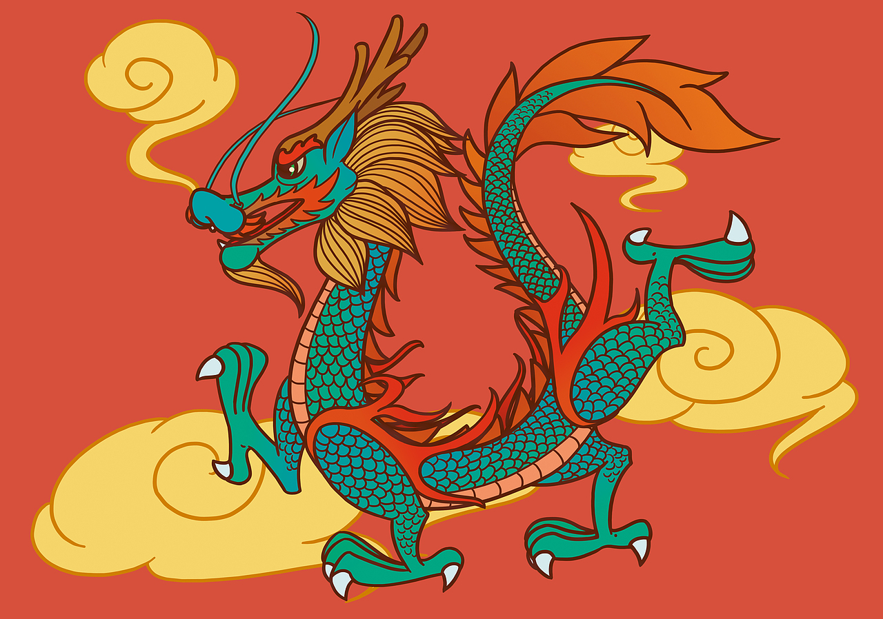 双鱼,醒狮,腾龙