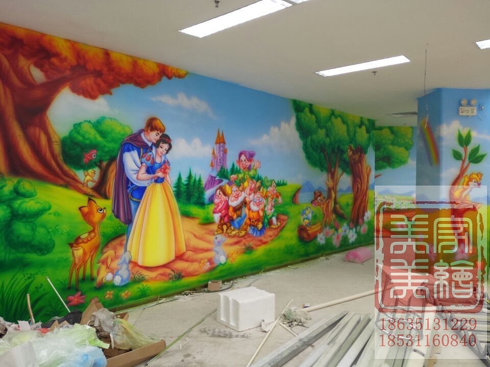 太原幼儿园墙体彩绘墙绘手绘作品欣赏（图ZNDUxNjcxNTY=） - 其他平面 - 站酷设计师太原墙绘太原手绘原创素材 - 站酷ZCOOL