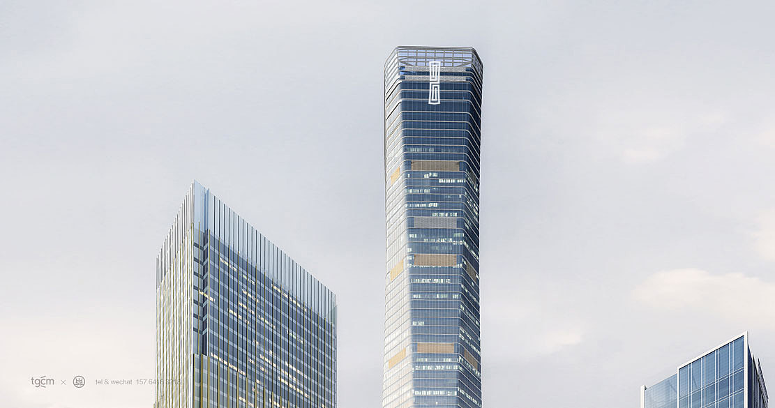 (标志)济高汉峪金谷超高层标志征集三等奖获奖作品