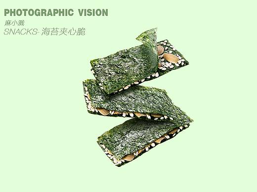 海苔夹心脆零食产品静物拍摄摄影产品包装图