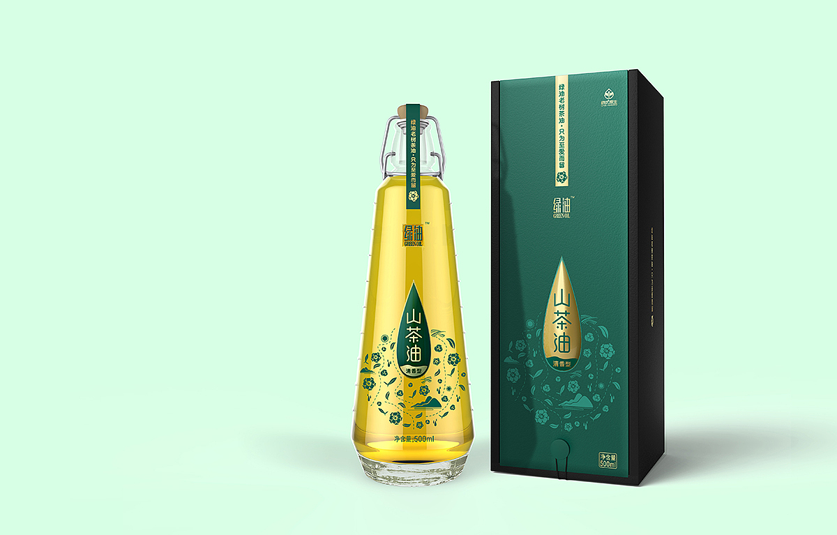 绿油山茶油包装策划设计(图ZOTI0MDA0ODA=) - 包装 - 站酷设计师圣智扬包装设计原创素材 - 站酷ZCOOL