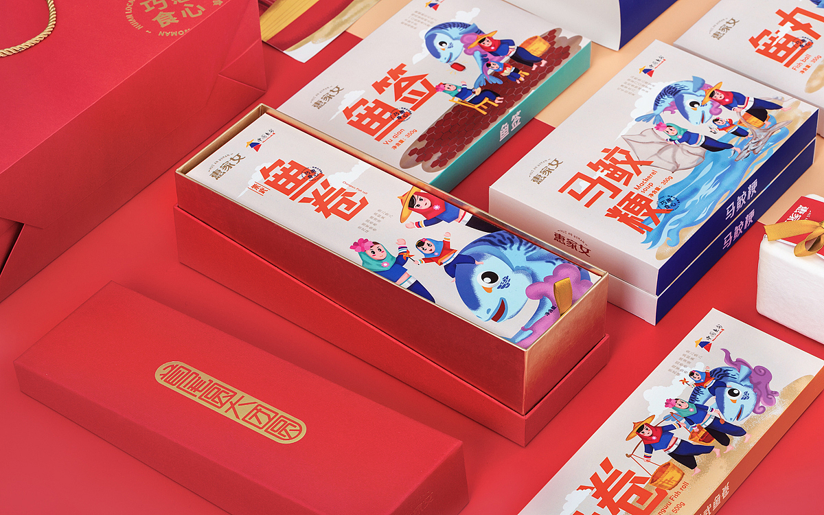 惠家女 特色伴手礼 文创产品 品牌形象设计 包装设计（图ZMjIwMTM4Nzc2） - 品牌 - 站酷设计师千域品牌设计原创素材 - 站酷ZCOOL