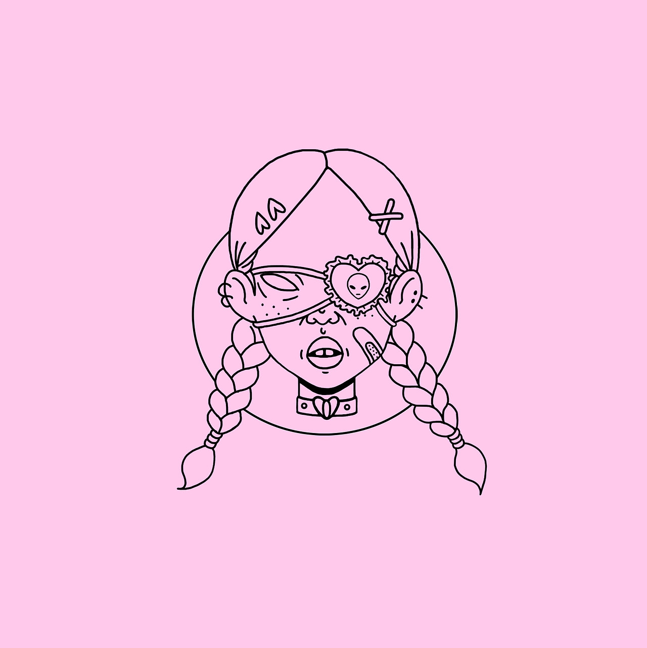 分享个人形象插画 yokilea logo desgin