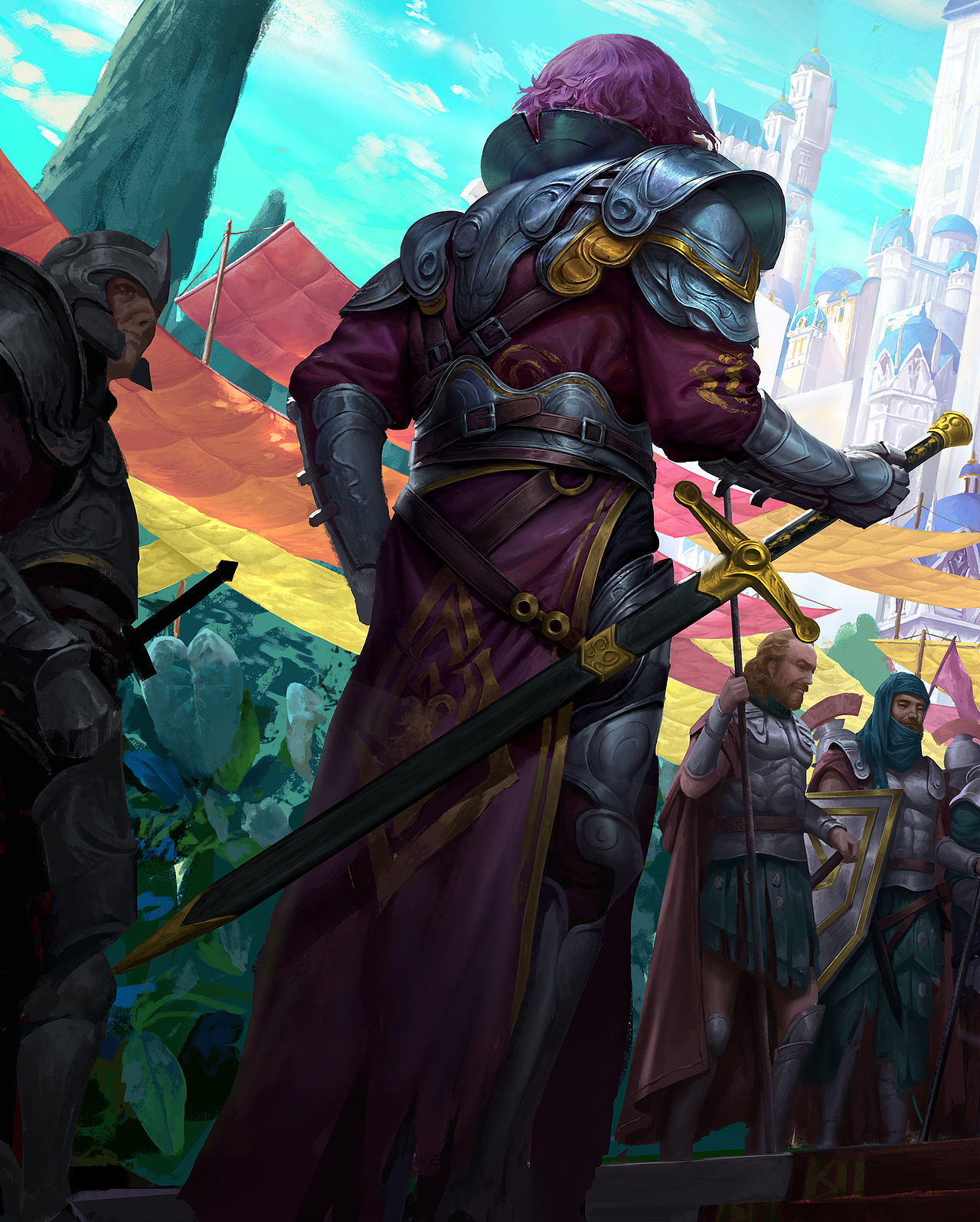 出征|插画|创作习作|鹿野fb_原创作品-站酷zcool