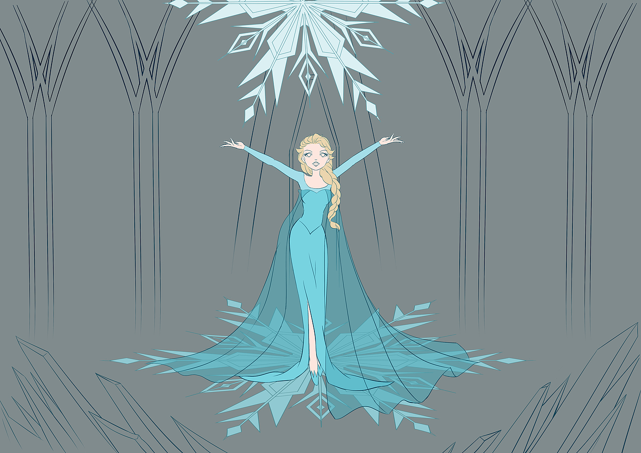 冰雪奇缘同人艾丽莎女王