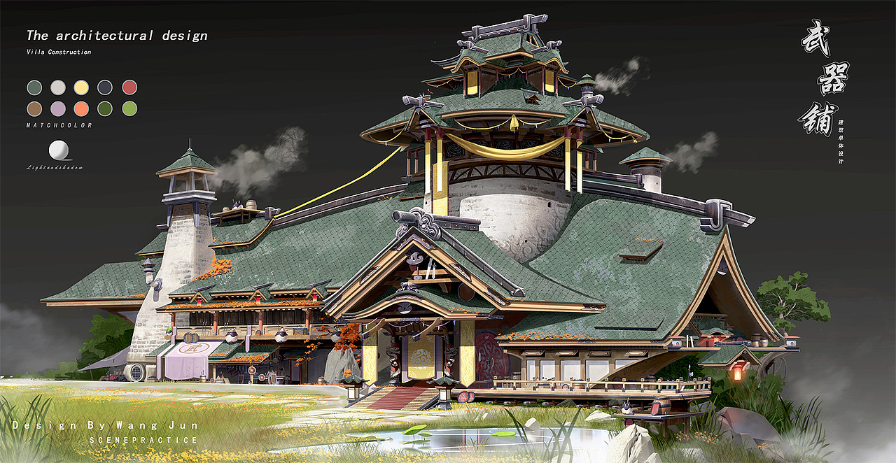 中国风场景设计_俊王兄-站酷zcool