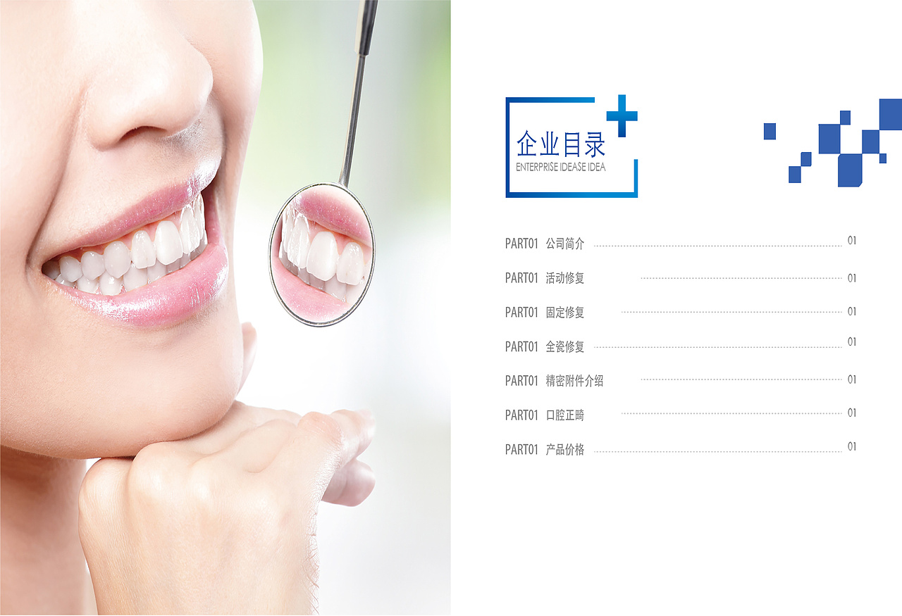 义齿加工厂产品宣传画册（图ZMTc3OTQ1NzM2） - 书籍/画册 - 站酷设计师清风1994原创素材 - 站酷ZCOOL